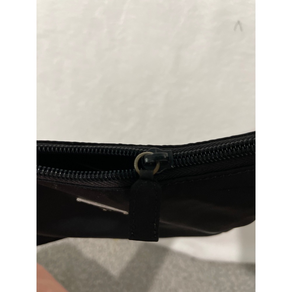 Vtg Prada Black Tessuto Nylon Mini Hobo Shoulder Bag Logo Y2K Italy COA - Picture 10 of 13